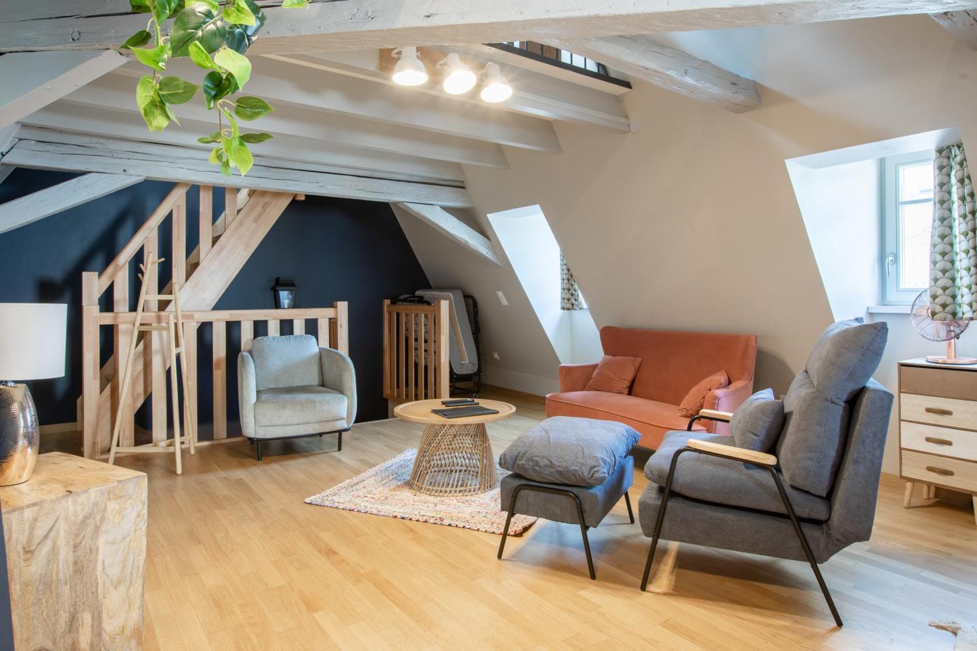 Duplex Atypique Au Coeur De Mulhouse Lägenhet Exteriör bild
